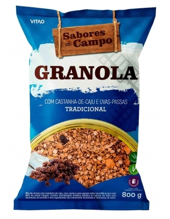 GRANOLA TRADICIONAL SAB DO CAMPO 800G - VITAO 34667