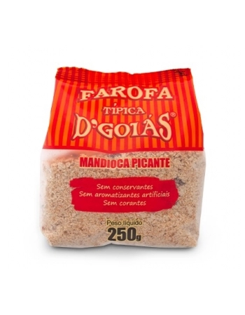 FAROFA DE MANDIOCA PICANTE 250G - DGOIAS 101