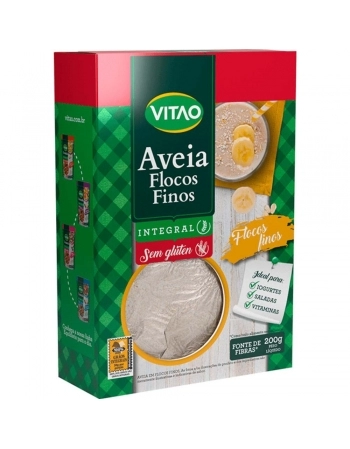 AVEIA FLOCOS FINOS SEM GLUTEN 170G -VITAO 15499