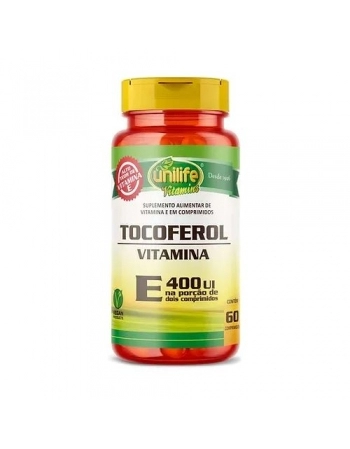 VITAMINA E TOCOFEROL 60 CAPS 1000MG- UNILIFE