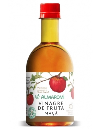 VINAGRE FRUTA MAÇA 400ML - ALMAROMI - 9331