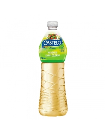 VINAGRE ALCOOL COLORIDO 4% - 400.035 - CASTELO 12X750