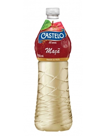 VINAGRE FRUTA MAÇÃ 4% - 400.012 - CASTELO 12X750