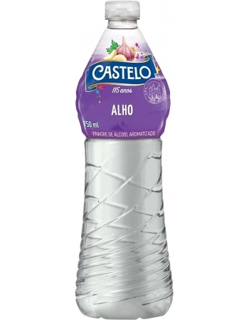 VINAGRE ALCOOL AROMATIZADO ALHO 4% - 400.014 - CASTELO