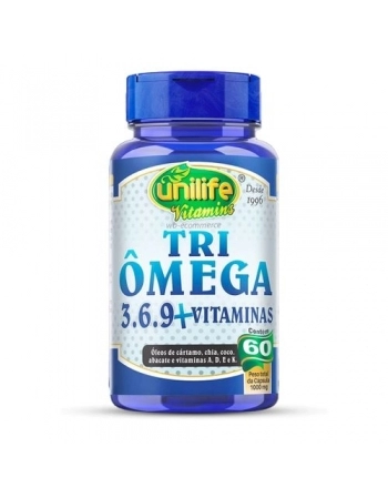 TRI OMEGA 3.6.9 - 1000 MG - 60 CAPS - UNILIFE