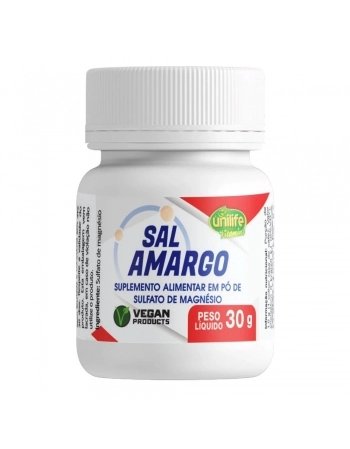 SAL AMARGO EM PO 30GR UNILIFE