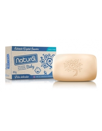 SABONETE NAT.BABY CAMOMILA E ERVA CIDREIRA 80G(936)-SUAVETEX
