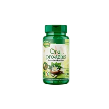 PASTILHA NATURAL DE ORA PRO-NOBIS - 60 PASTILHAS - UNILIFE