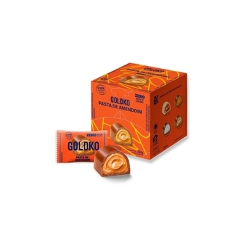 BOMBOM PASTA DE AMENDOIM ZERO AÇUC 18 X 13,5G -GOLD& KO-3220