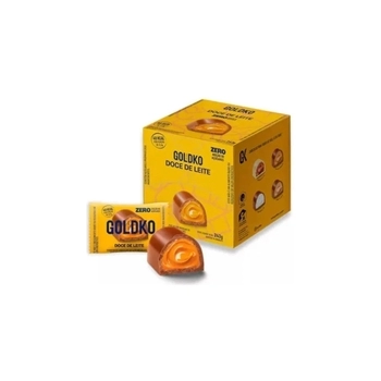 BOMBOM DOCE DE LEITE ZERO AÇUC 18 X 13,5G GOLD& KO-3221