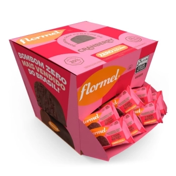 BOMBOM DE CRANBERRY ZERO 18 X 12G FLORMEL 13744