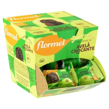 BOMBOM RECH CREME AVELA CROC ZERO 18 X 12G FLORMEL 13759