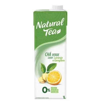 NATURAL TEA CHA VERDE C/ LARANJA E GENGIBRE 1LT - EBBA