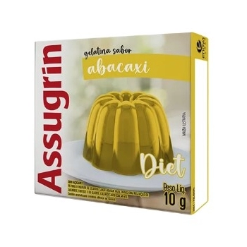GELATINA ASSUGRIN DIET 10G ABACAXI - ENOVA