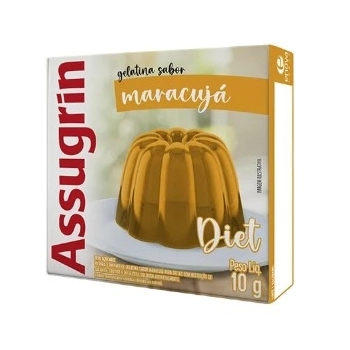 GELATINA ASSUGRIN DIET 10G MARACUJA - ENOVA