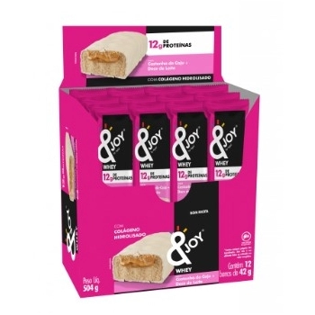 BARRA DE PROT. C/ WHEY CAST. DE CAJU DP.12X42G - ENOVA
