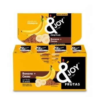 BARRA &JOY FRUTA DP.12X25G BANANA E CACAU - ENOVA