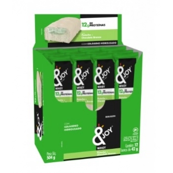 BARRA DE PROT. C/ WHEY PISTACHE DISPLAY 12X42G - ENOVA (226316)