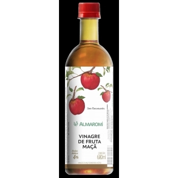 VINAGRE DE FRUTA MACA 680ML - ALMAROMI - 4501
