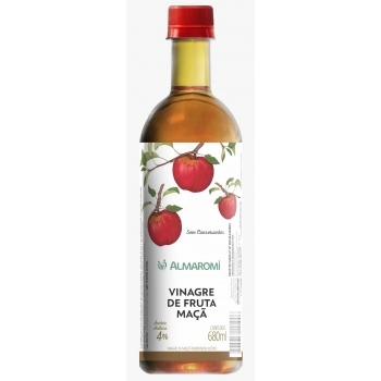 VINAGRE DE MACA ORGANICO 680ML - ALMAROMI - 4503