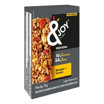 BARRA &JOY C/ PROT. DP.2X35G BANANA E CANELA - ENOVA