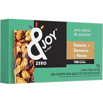 BARRA ZR. AÇUCAR &JOY 50G BANANA E NOZES - ENOVA