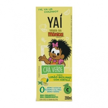 CHA VERDE LIMAO SICILIANO COM HORTELA 200ML - YAI