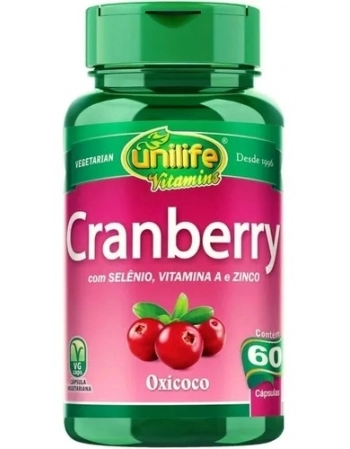 CRANBERRY 500MG - UNILIFE - 60 CAPS