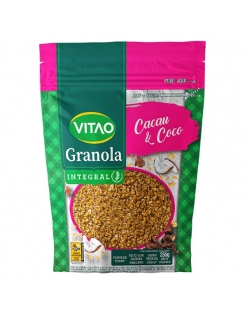 GRANOLA CACAU/COCO 250G -VITAO 327