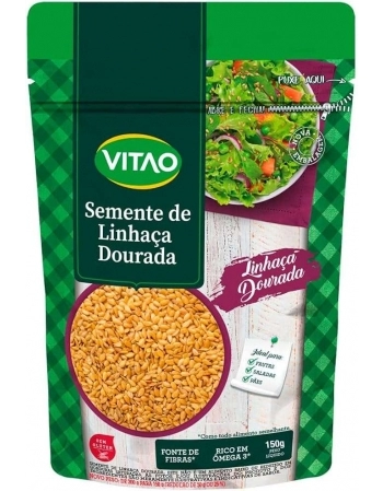 SEMENTE DE LINHAÇA DOURADA 150G -VITAO 395