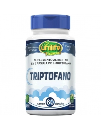 L-TRIPTOFANO 300MG - 60CAPS - UNILIFE 1609