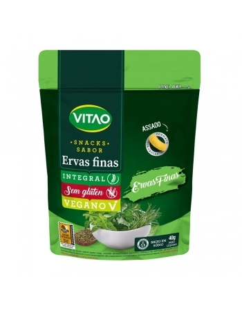 SNACK INTEGRAL ERVAS FINAS 40G -VITAO 399