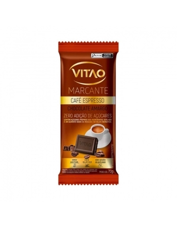 CHOCOLATE MARCANTE CAFE EXPRESSO 6 X 70G - VITAO 19991